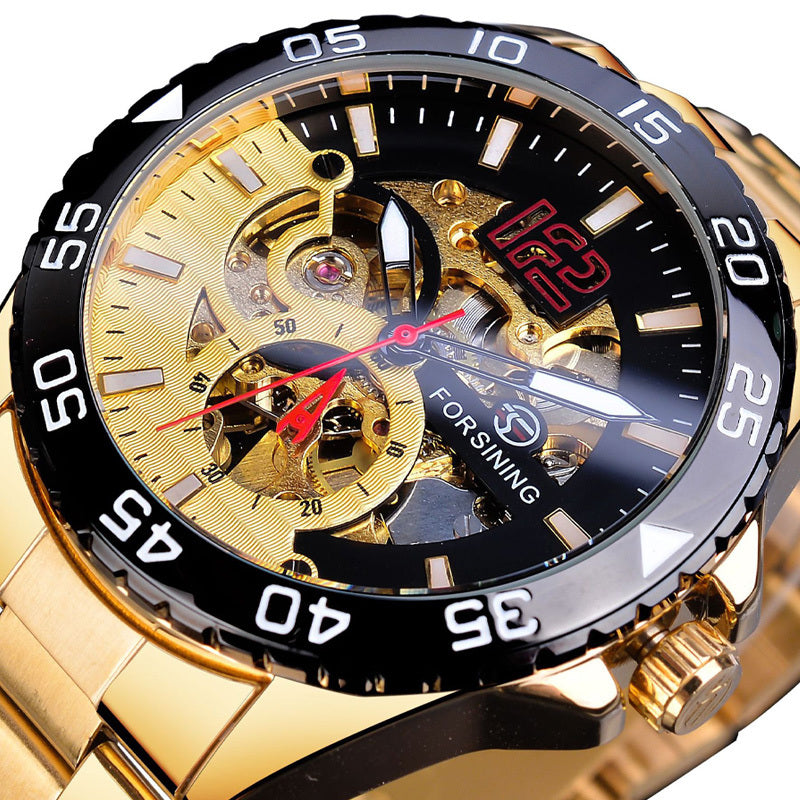 Herrenuhr, hohl, wasserdicht, automatisch, mechanisch