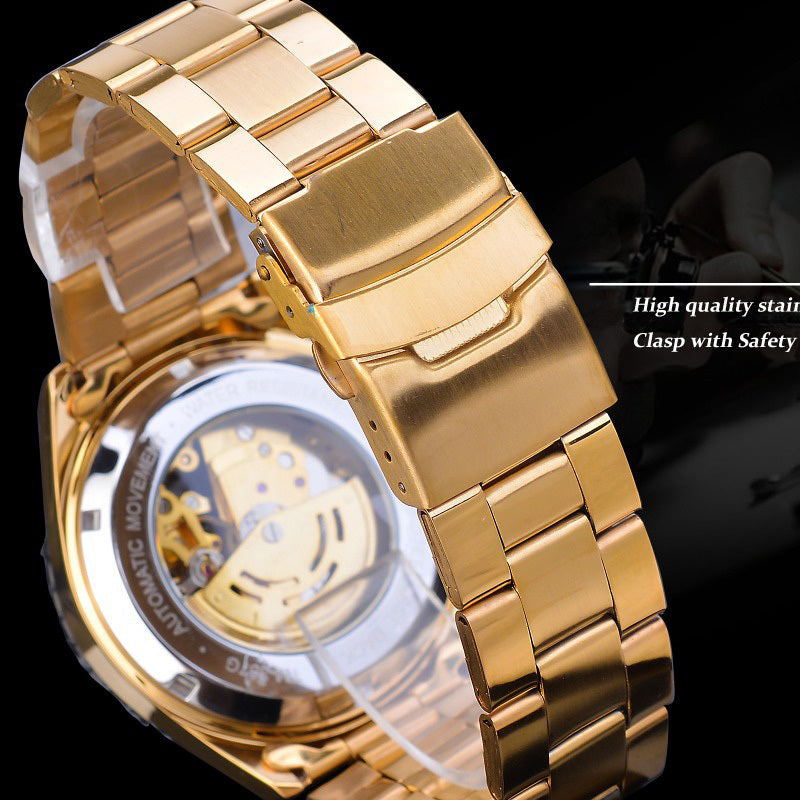 Herrenuhr, hohl, wasserdicht, automatisch, mechanisch