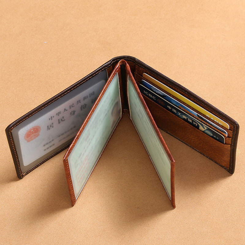 men's leather card holder, view 6 - MRSLM