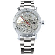 retro gold mechanical watch, view 6 - MRSLM