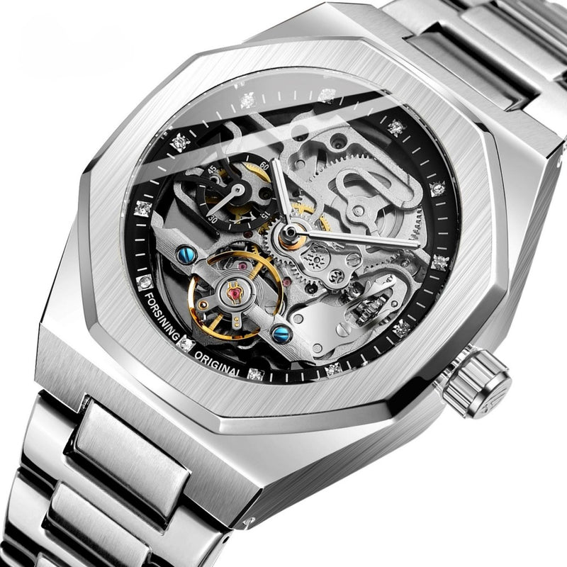 men's automatic mechanical watch, view 6 - MRSLM