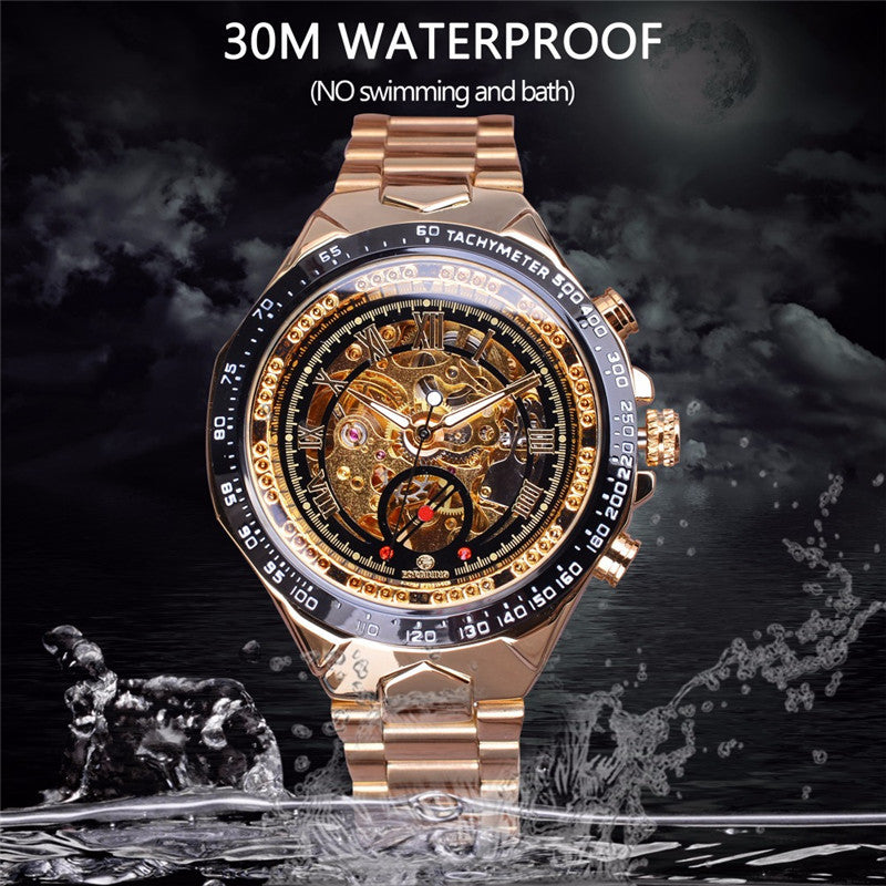 luminous mechanical watch, view 2 - MRSLM