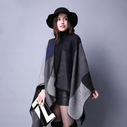 large plaid cashmere-look scarf, view 6 - MRSLM