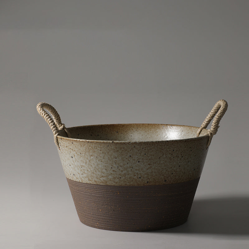 japanese pottery plate tableware, view 2 - MRSLM