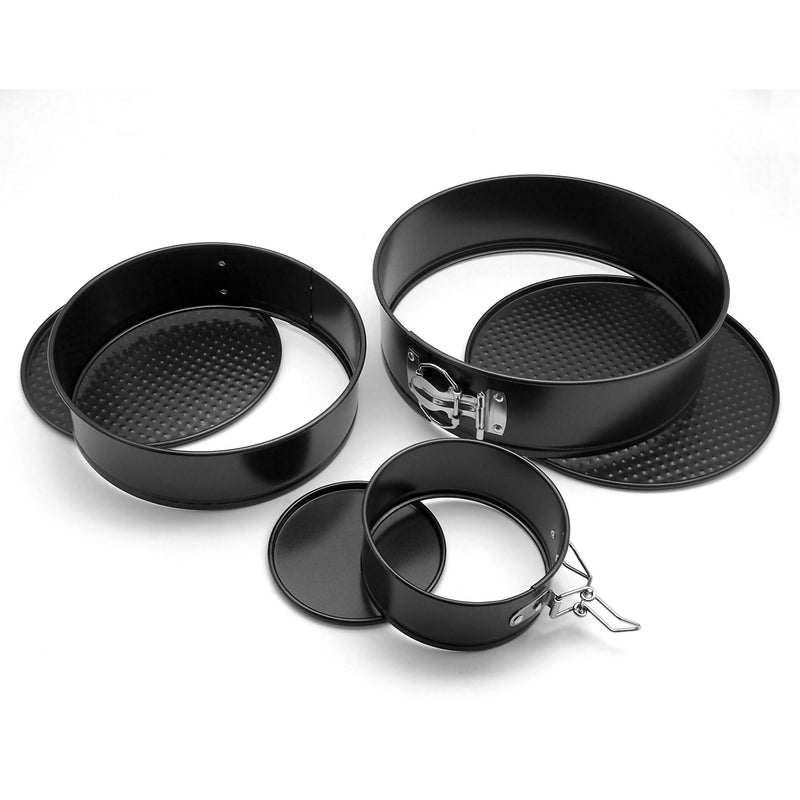 3-teiliges Set Antihaft-Kuchenformen, Etagenbackformen, Springformen, runde Backformen