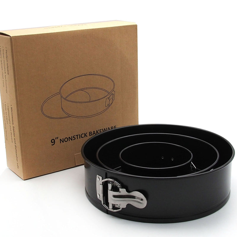 3-teiliges Set Antihaft-Kuchenformen, Etagenbackformen, Springformen, runde Backformen