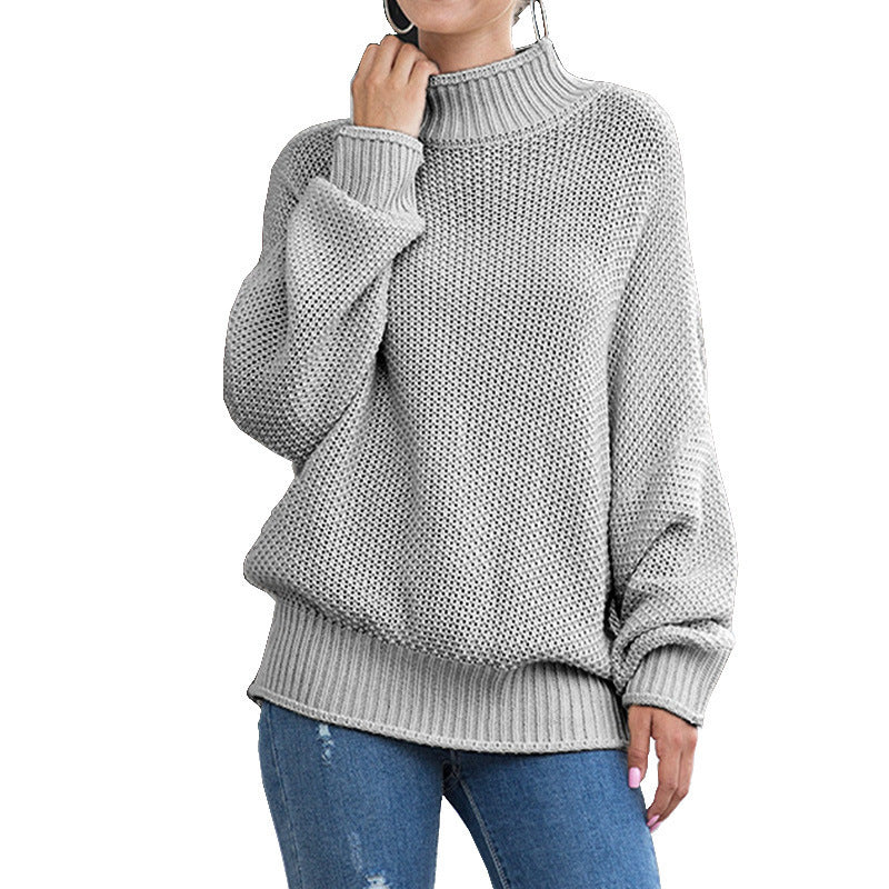 turtleneck knitted sweater women, view 4 - MRSLM
