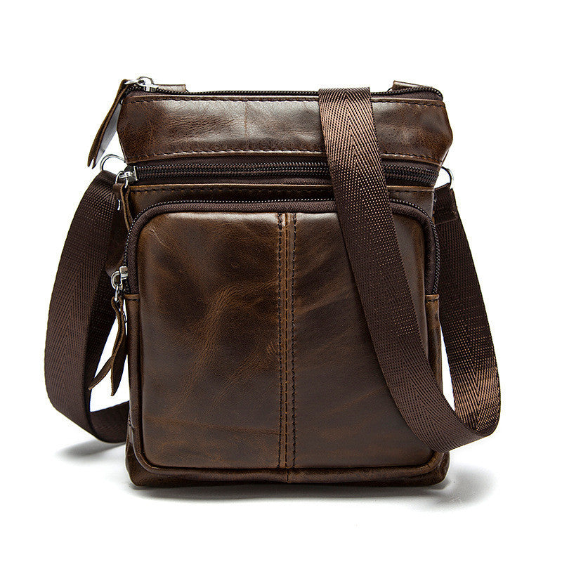 retro cowhide shoulder bag - MRSLM