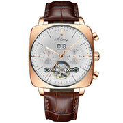 men's hollow square mechanical watch, view 3 - MRSLM