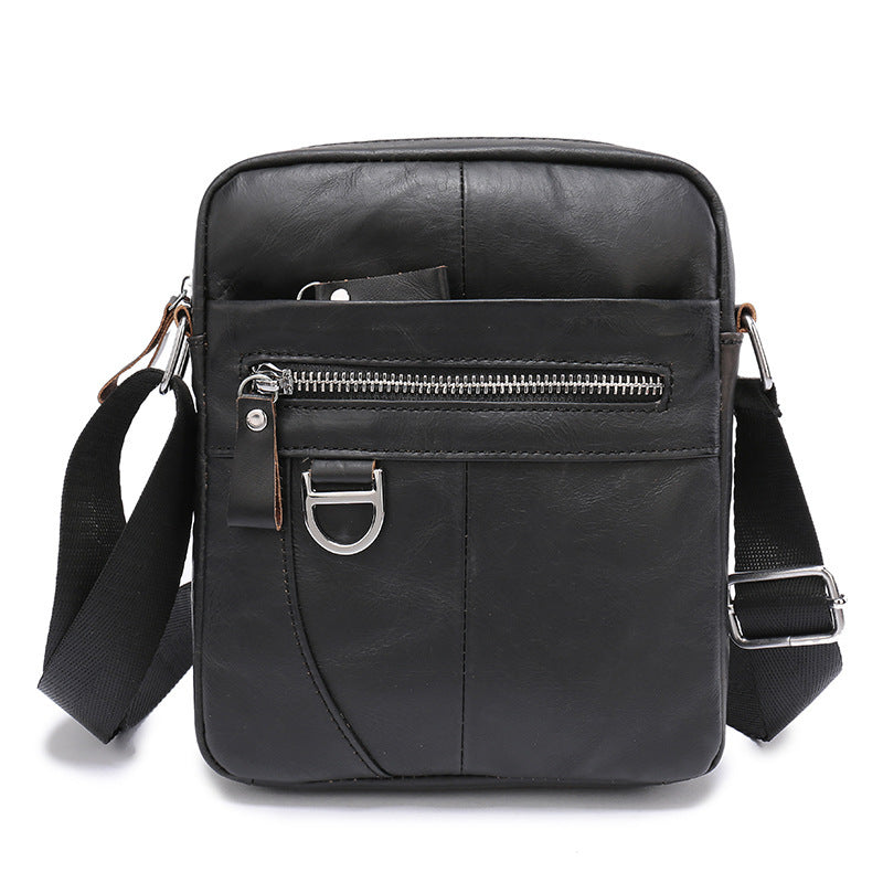 men's small cowhide shoulder bag, view 4 - MRSLM