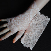 Stretch lace half-finger gloves, view 10 - MRSLM