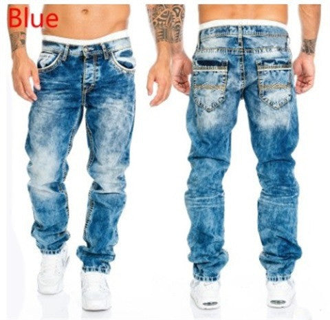 men's straight street jeans, view 3 - MRSLM