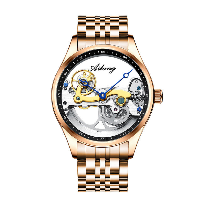 Men's automatic hollow mechanical watch, view 9 - MRSLM
