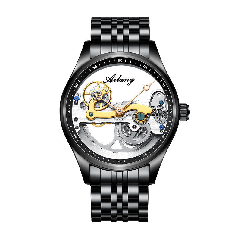 Men's automatic hollow mechanical watch, view 8 - MRSLM