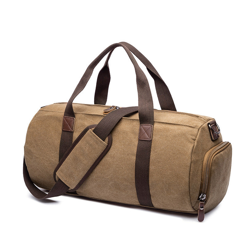 canvas travel messenger bag, view 5 - MRSLM
