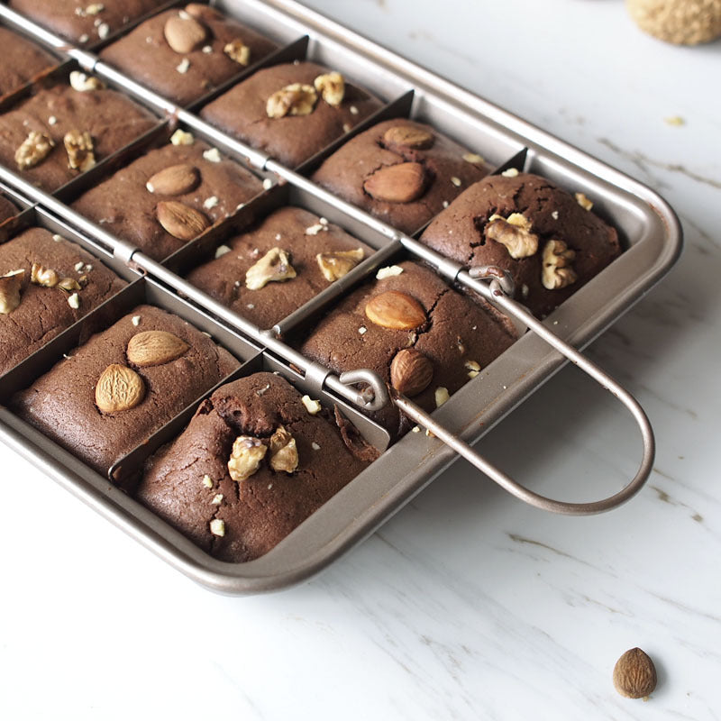 Brownie-Backform, Kuchenform, quadratische Brotbackform