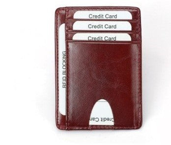 black business card holder for men, view 5 - MRSLM