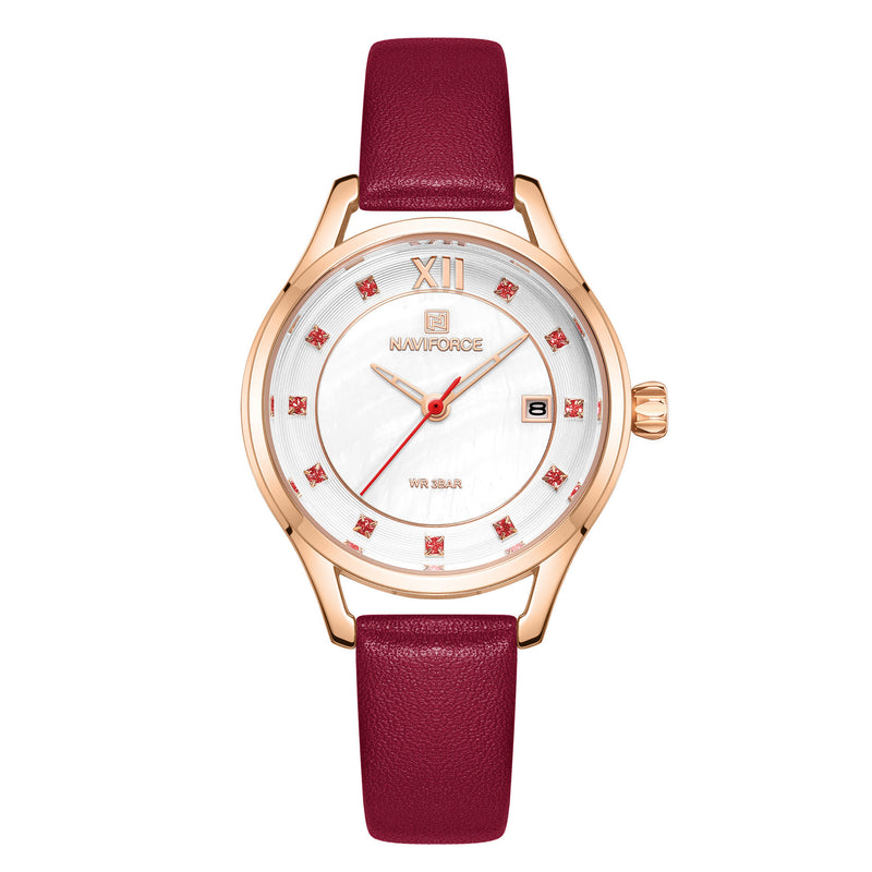 Waterproof Quartz PU Strap Watch