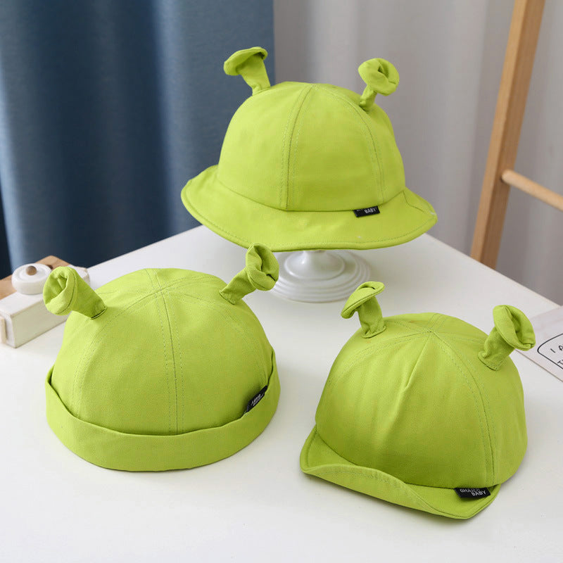 green cartoon baby hat, view 8 - MRSLM