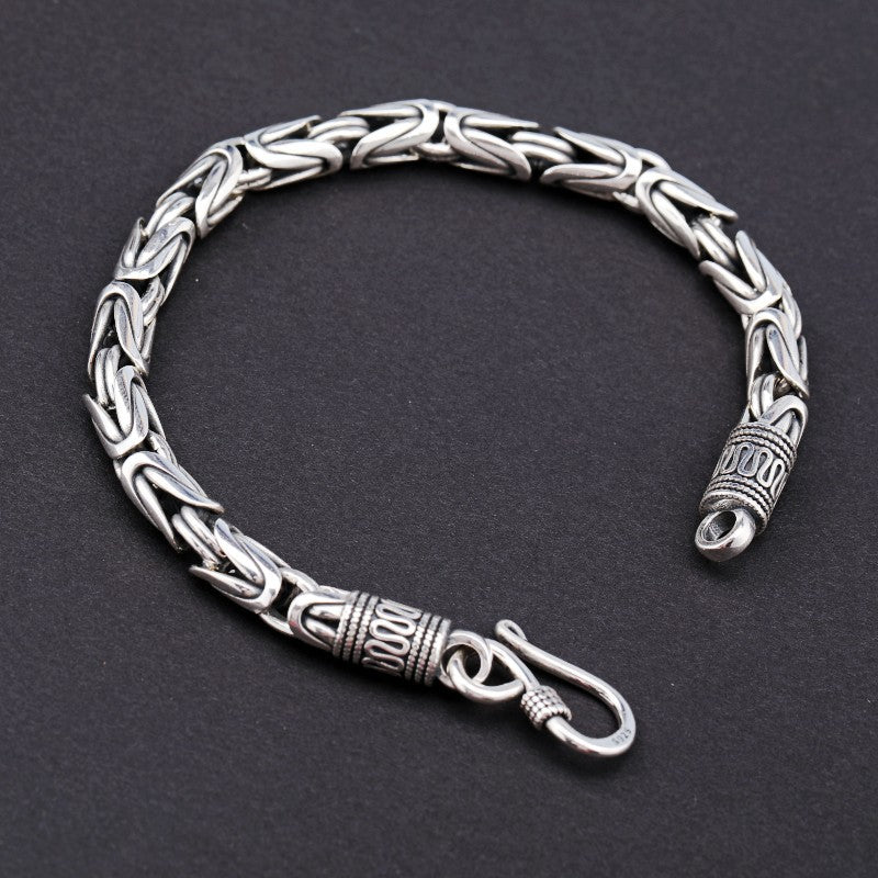 Fashion Silver Vintage Ethnic Style Bracelet