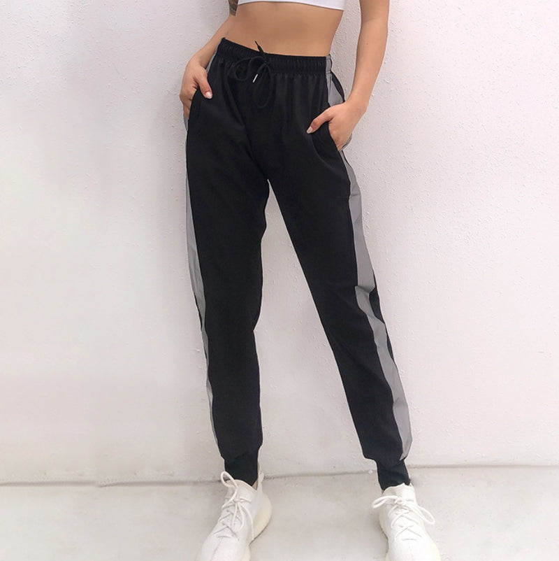 Side Reflective Stripe Sweatpants