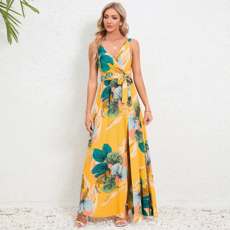 Paisley maxi dress, view 3 - MRSLM