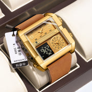men's double display quartz watch, view 7 - MRSLM