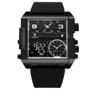 men's double display quartz watch, view 8 - MRSLM