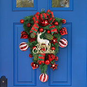 Christmas elk upside down tree garland, view 9 - MRSLM