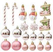 rose gold Christmas pendant set, view 9 - MRSLM