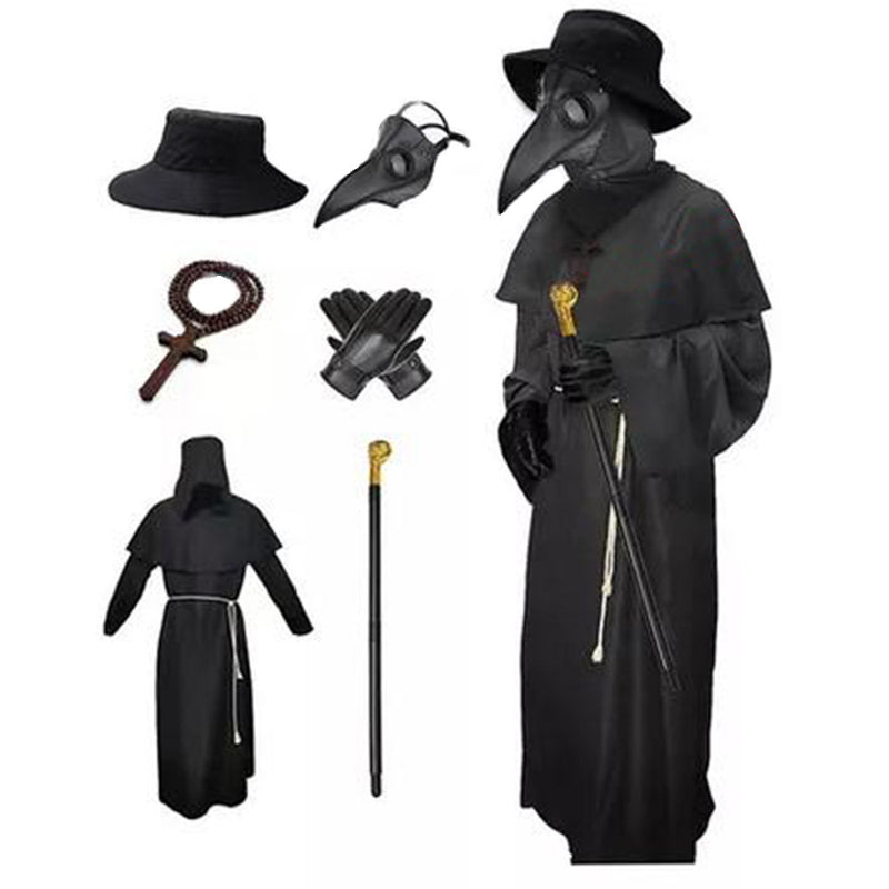 plague doctor costume, view 4 - MRSLM