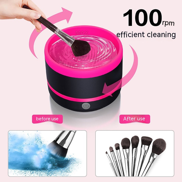 Electric Cosmetic Brush Cleaning Device Type-c Suit Beauty Tools