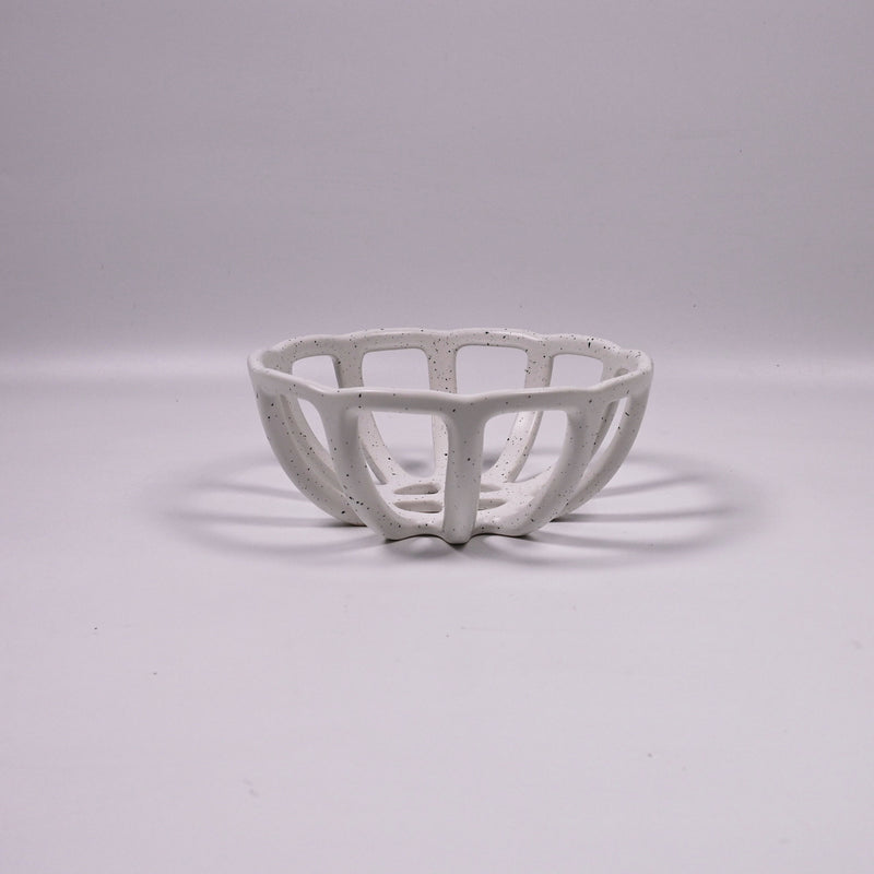 Nordic Household Hollow Ceramic Fruit Basket