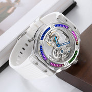 Men's hollow mechanical automatic watch, view 10 - MRSLM