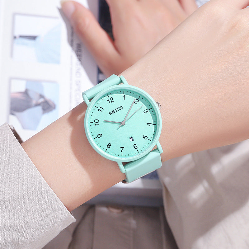 men's waterproof silicone watch, view 8 - MRSLM