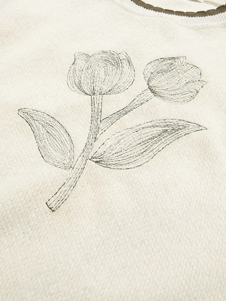Aprikosenfarbener, weicher Freizeitpullover für Damen