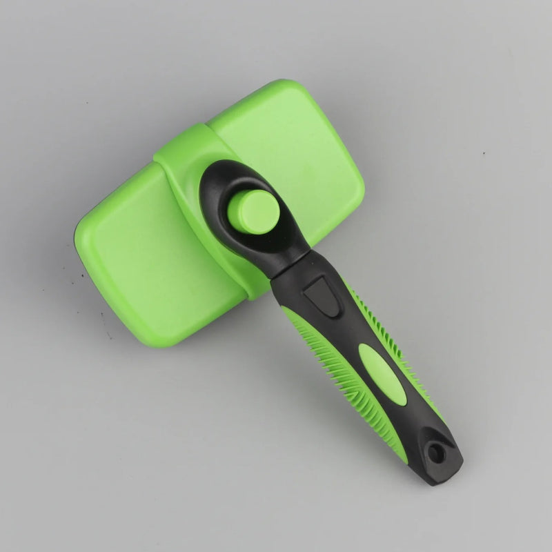 self-cleaning pet brush, view 4 - MRSLM