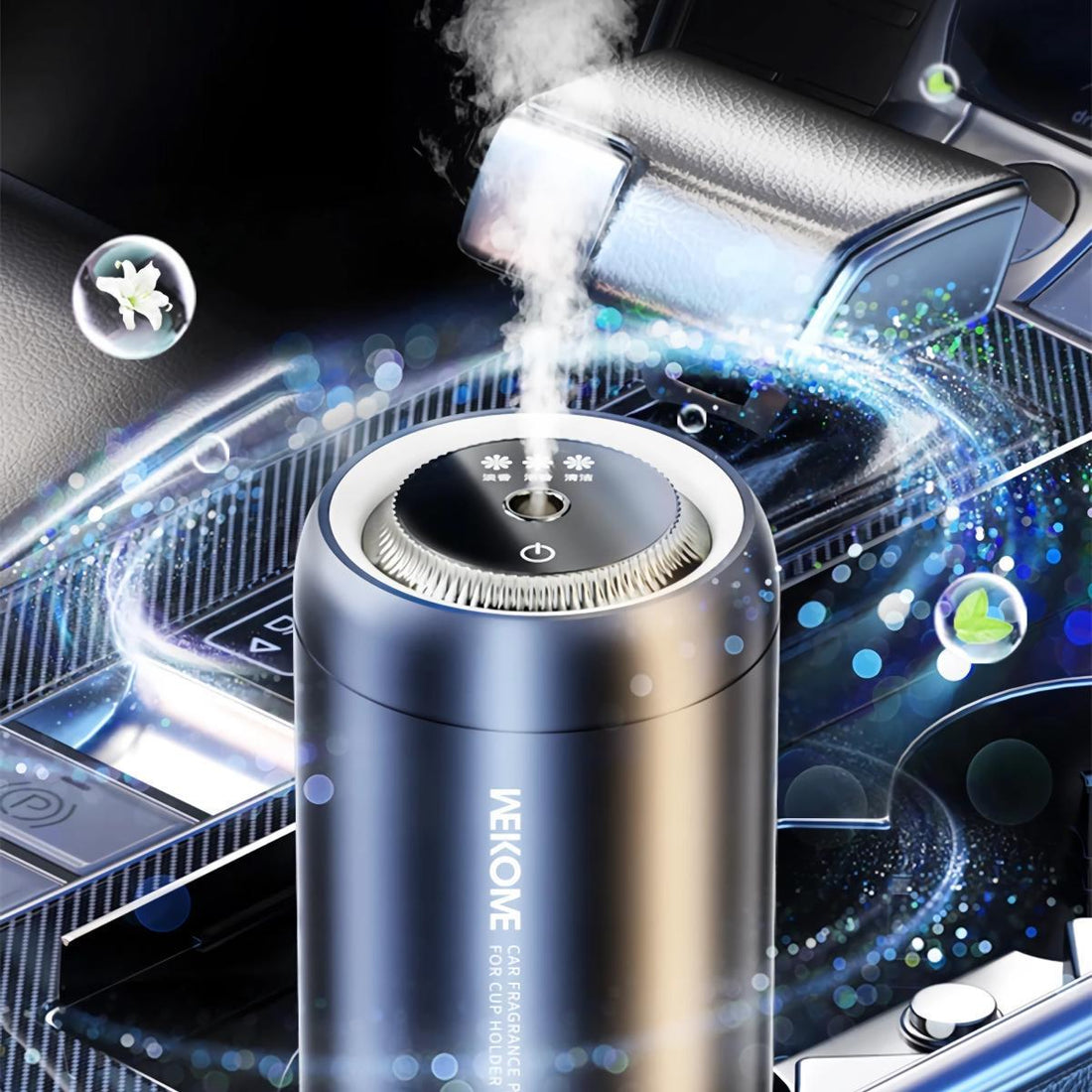 Smart Black Touch Control Car Diffuser