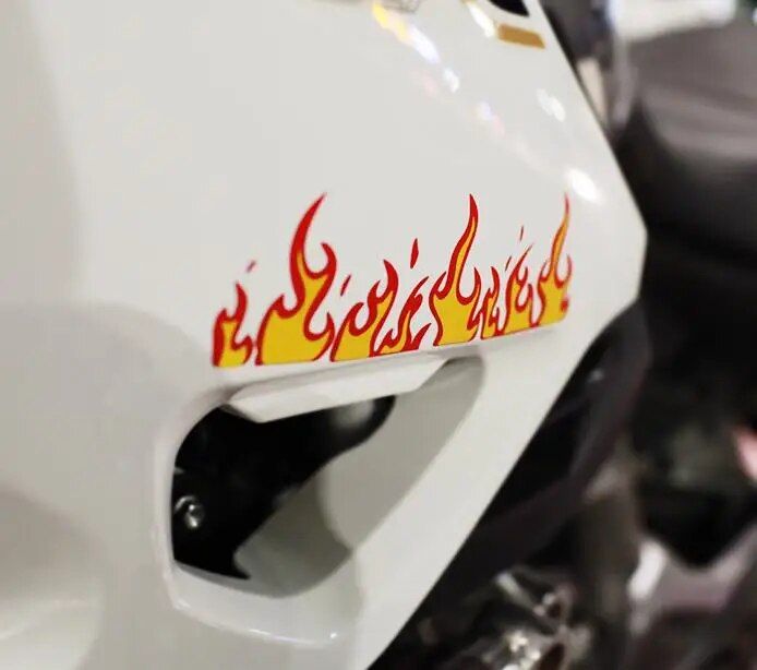 vinyl fire stickers for car motorcycle and laptop, view 3 - MRSLM