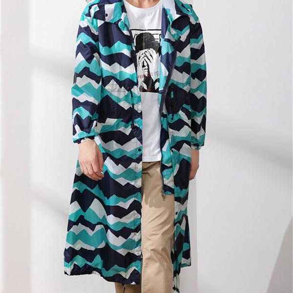 men's long outdoor raincoat - MRSLM