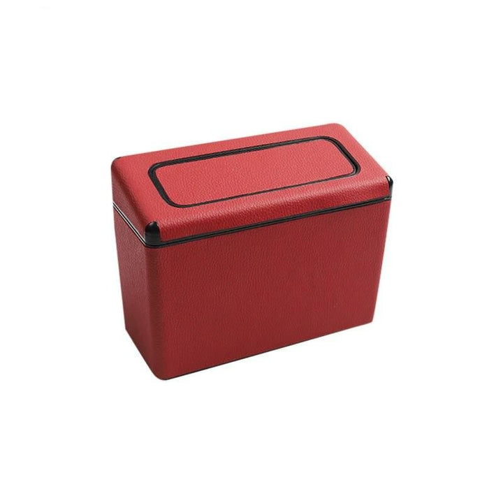Waterproof Portable Car Trash Can with Rolling Lid