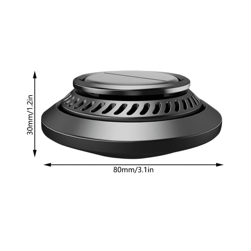 solar powered UFO car diffuser, view 7 - MRSLM