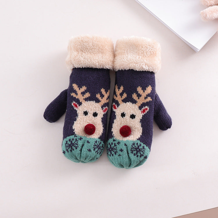 Weihnachtsplüschhandschuhe