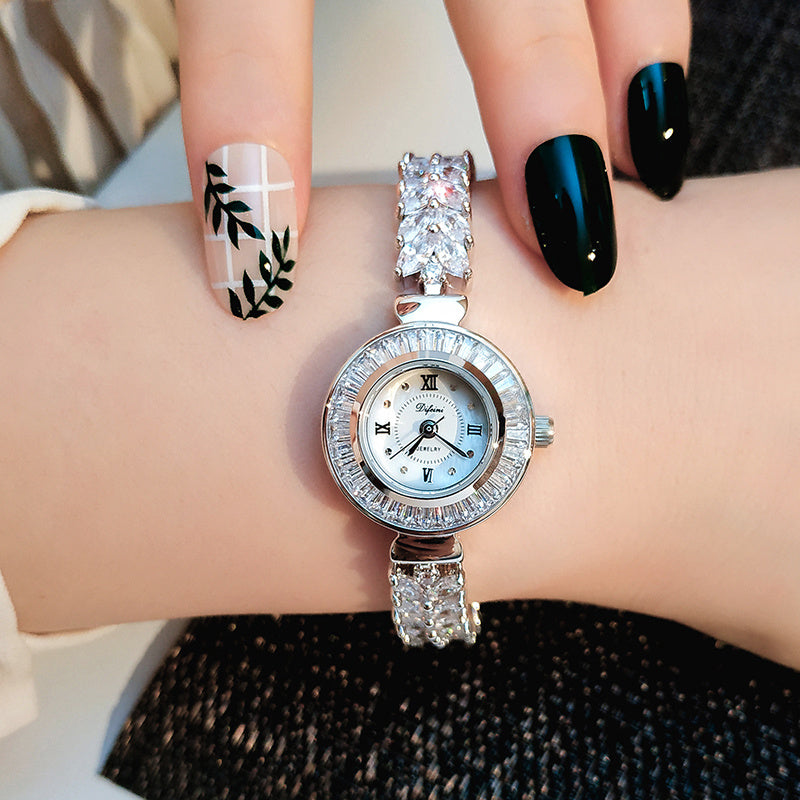 women's diamond bracelet watch, view 4 - MRSLM