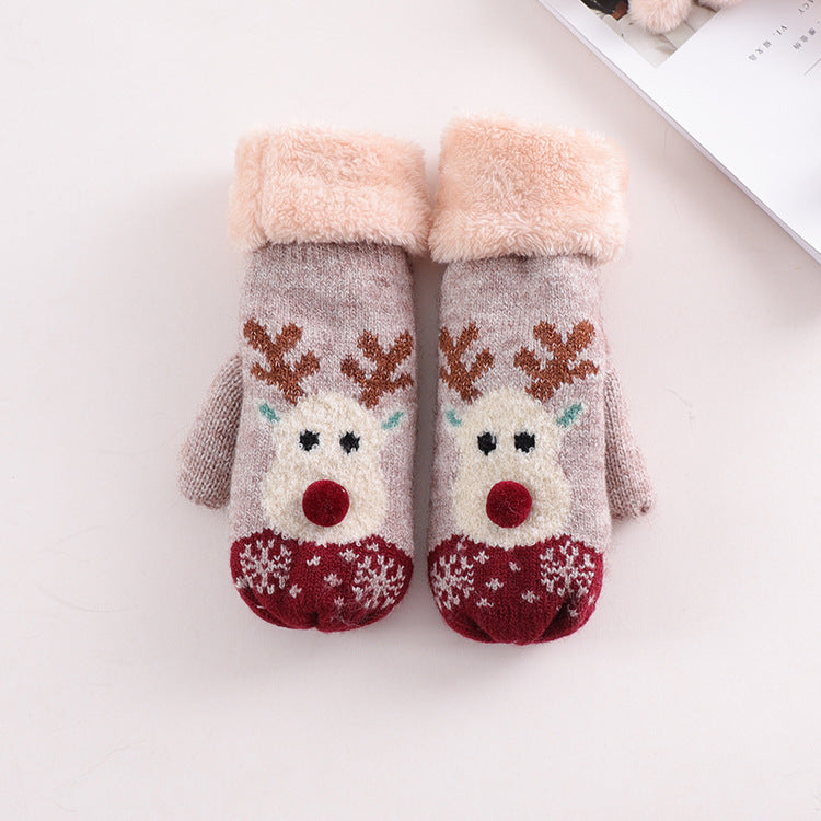 Weihnachtsplüschhandschuhe