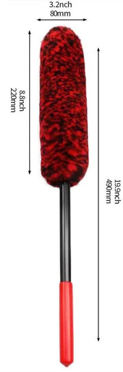 flexible car rim brush, view 4 - MRSLM