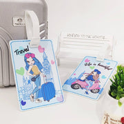 PVC luggage tags set of 2 - MRSLM