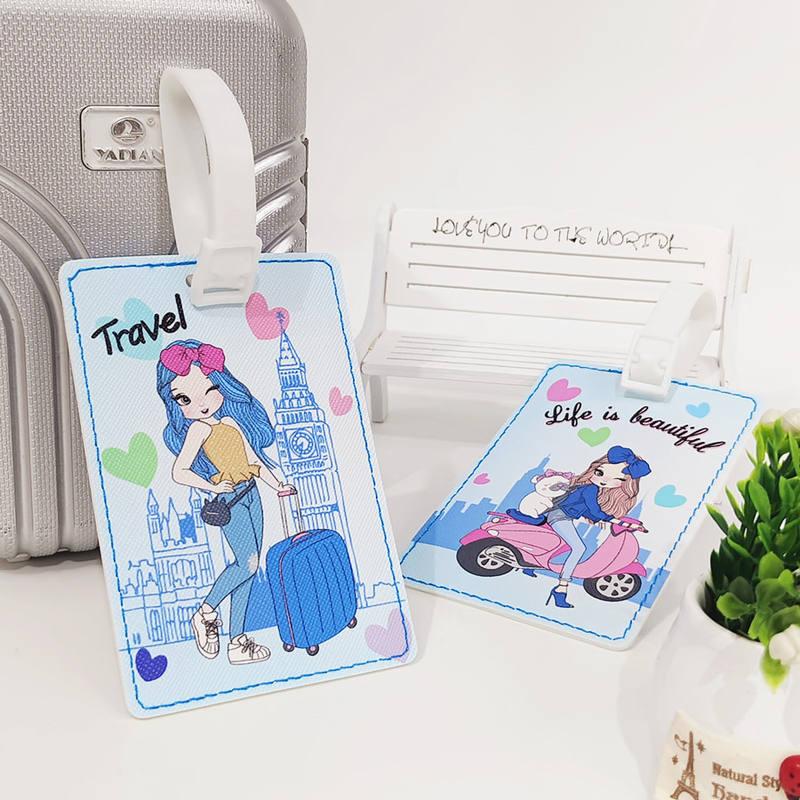 PVC luggage tags set of 2 - MRSLM