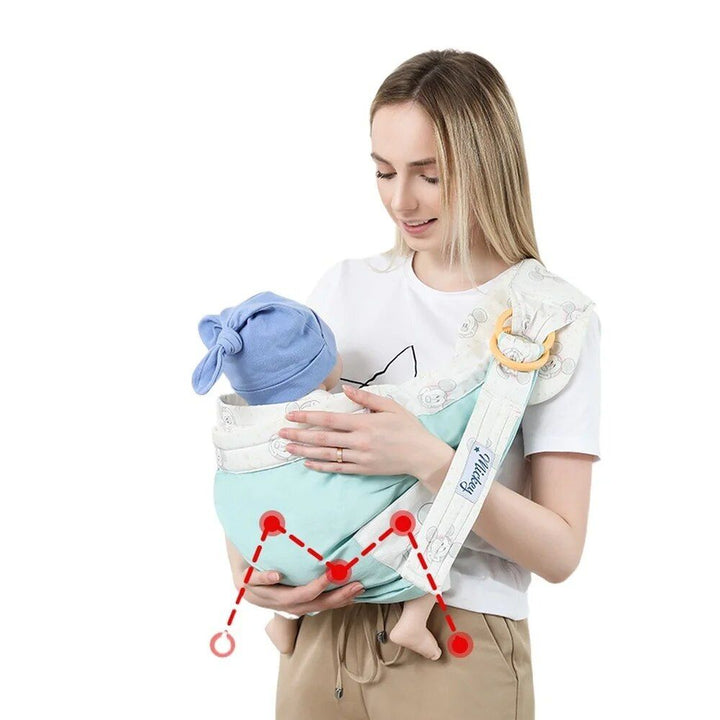Adjustable Cotton Kangaroo Baby Carrier Wrap Sling