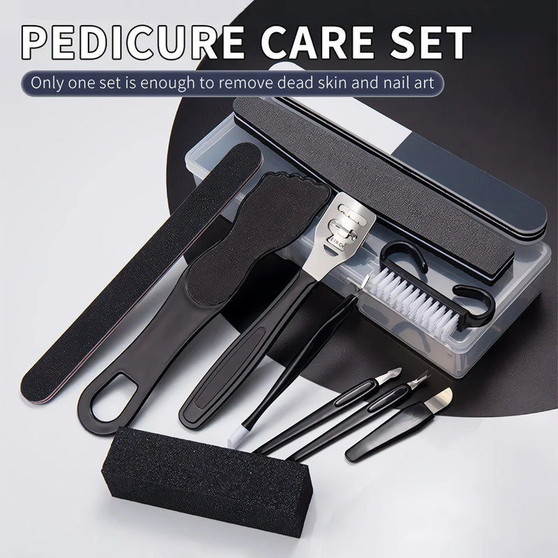 12-piece pedicure care set, view 2 - MRSLM